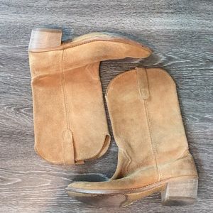genuine suede boots